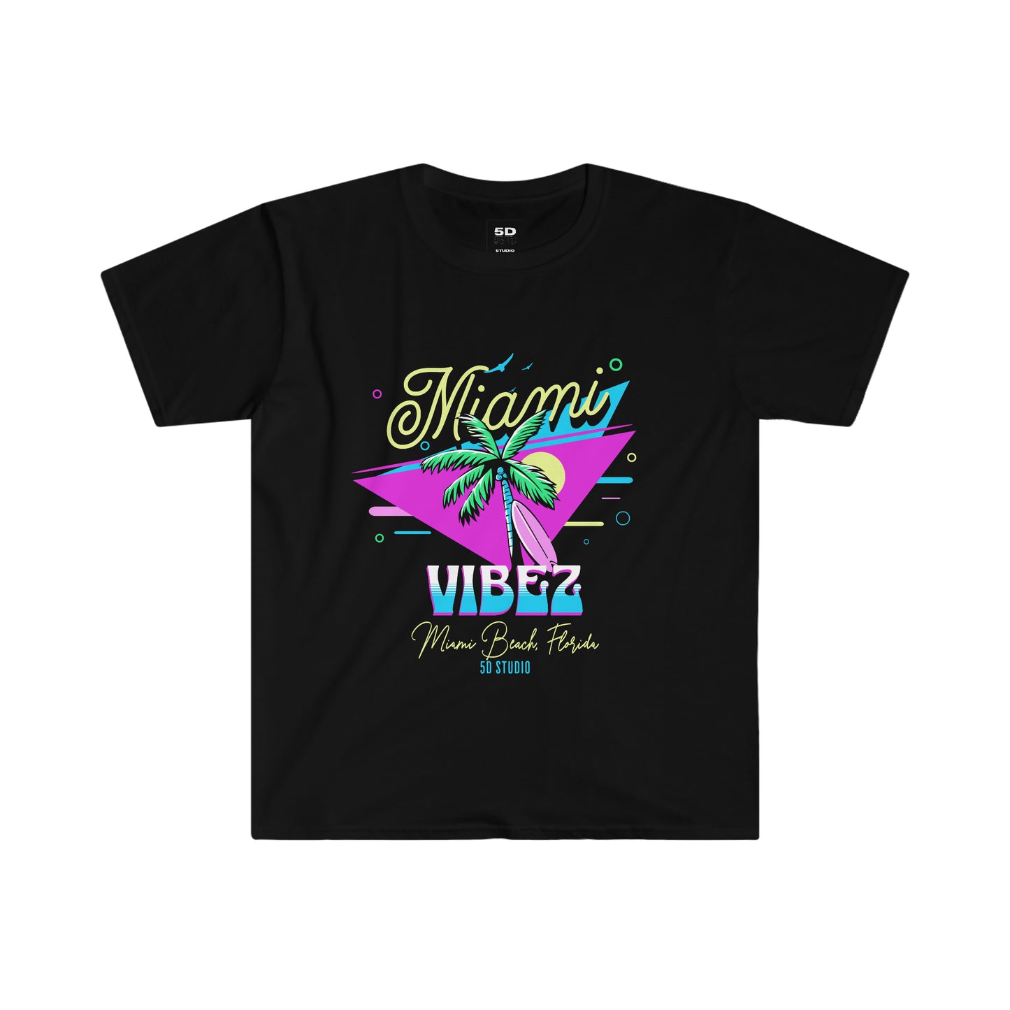 Miami Vibez Unisex Softstyle Graphic T-Shirt