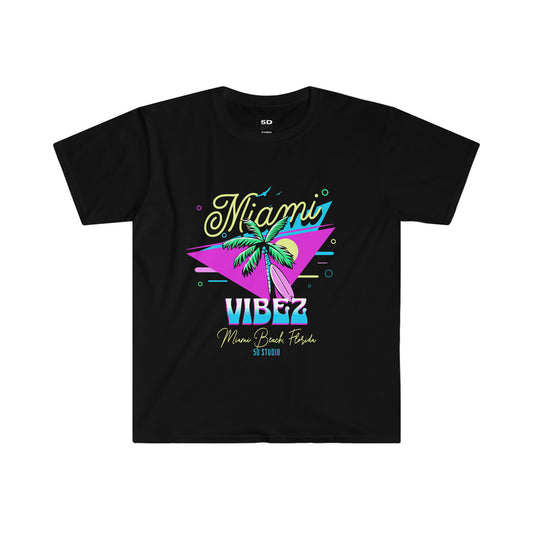 Miami Vibez Unisex Softstyle Graphic T-Shirt