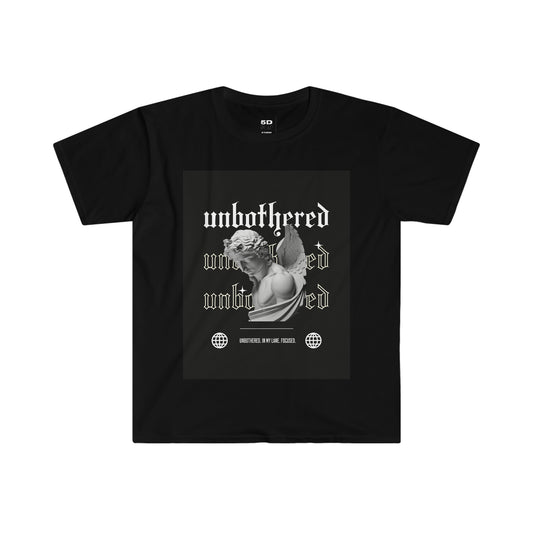 'Unbothered' Streetwear Unisex Softstyle Graphic T-Shirt